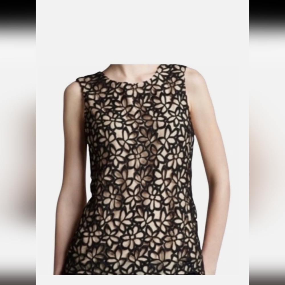NEIMAN MARCUS Lela Rose For Target Guipure Lace Tank - Size Small